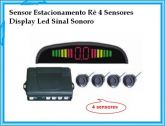 Sensor Estacionamento Ré 4 Sensores Display Led Sinal Sonoro